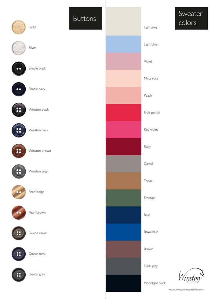 Buttons & Sweater colors